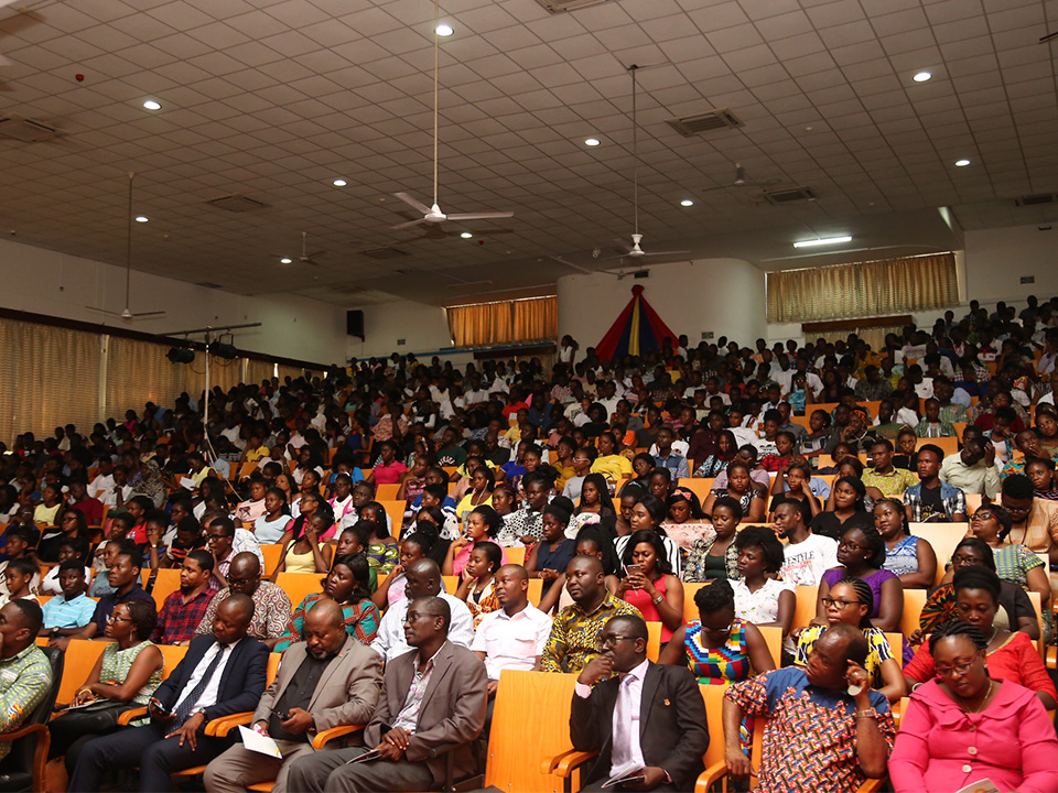 Members of the University Community and the general public at the lecture