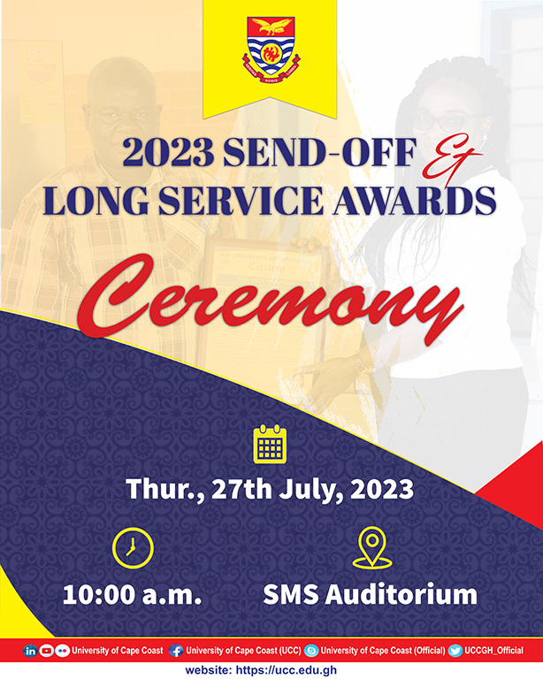 SEND OFF AND LONG SERVICE AWARDS CEREMONY ANNOUNCEMENT