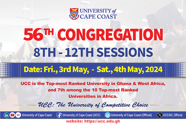 8TH - 12TH SESSIONS OF 56TH CONGREGATION CEREMONY - 2024 ANNOUNCEMENT