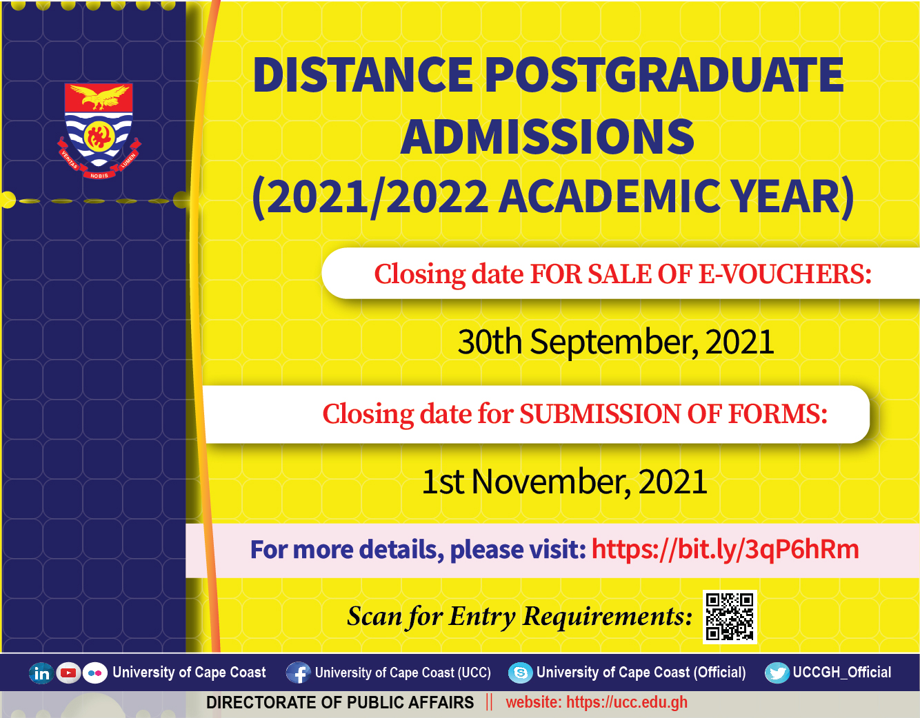 CoDE Postgraduate Admissions CoDE Postgraduate Admissions