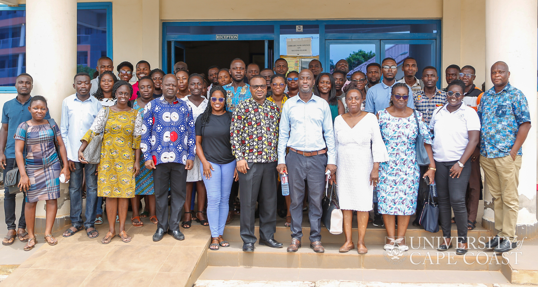 SGS Team with students at Papafio Study Centre, Greater Accra