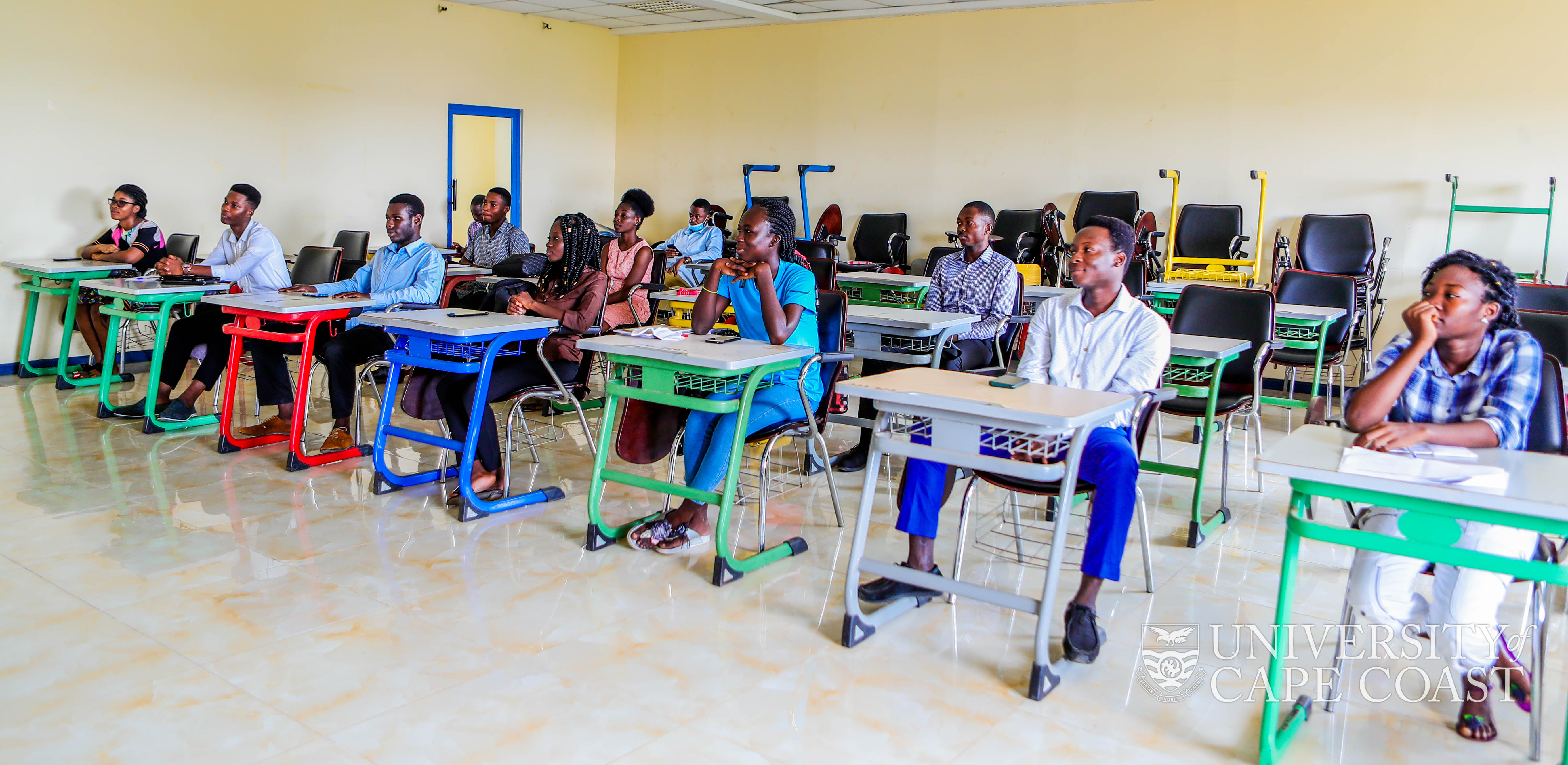 Some of the students at the orientation