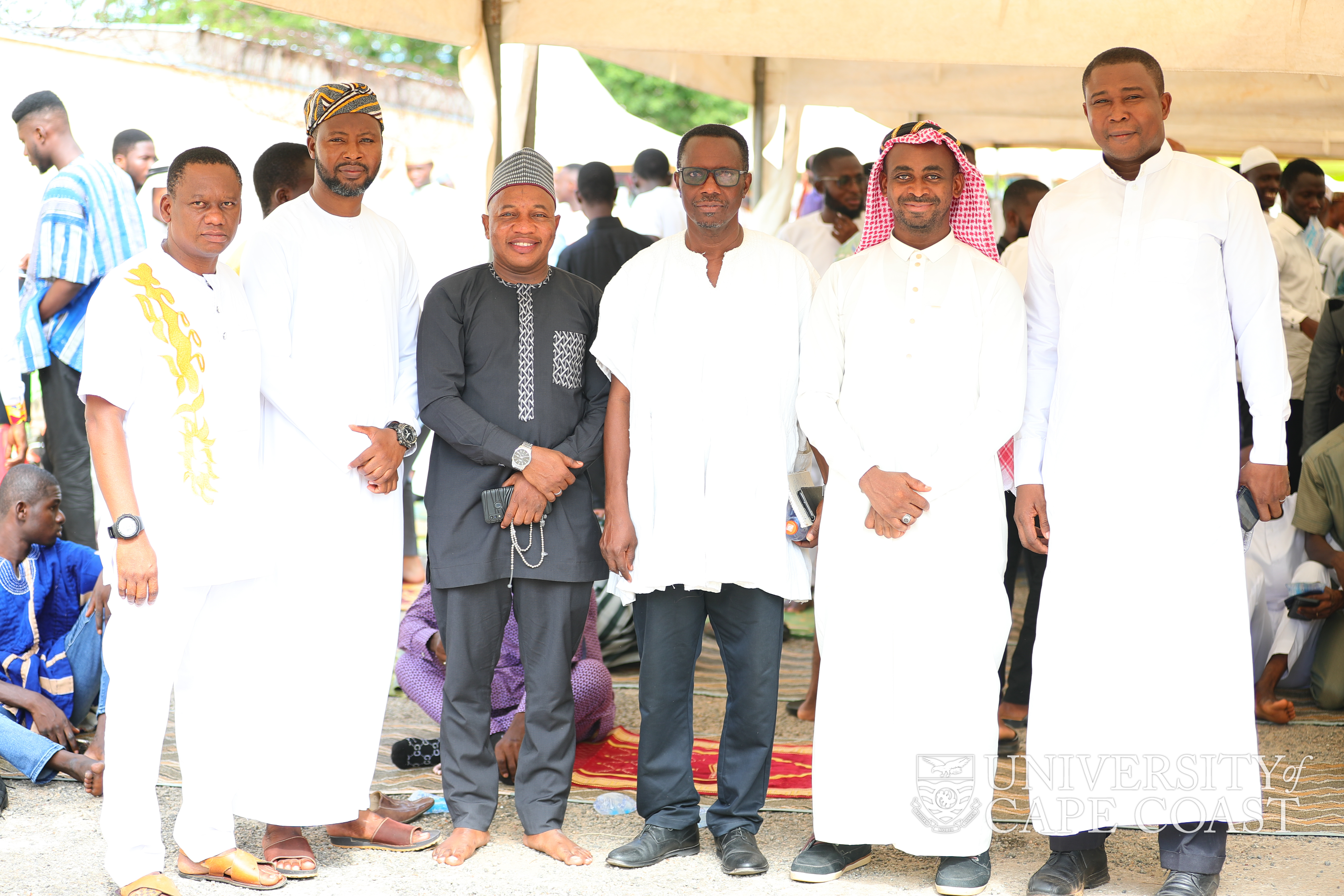 Prof. Kankam Boadu with some leaders of the Muslim Chaplaincy Prof. Kankam Boadu with some leaders of the Muslim Chaplaincy