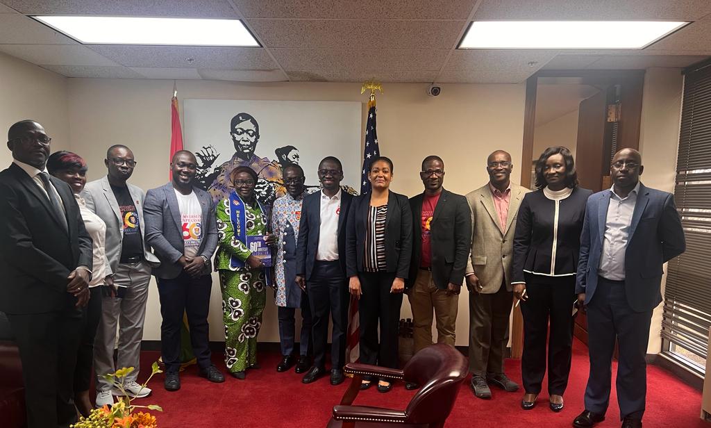  The delegation from UCC and Staff of the Ghana Embassy of the USA