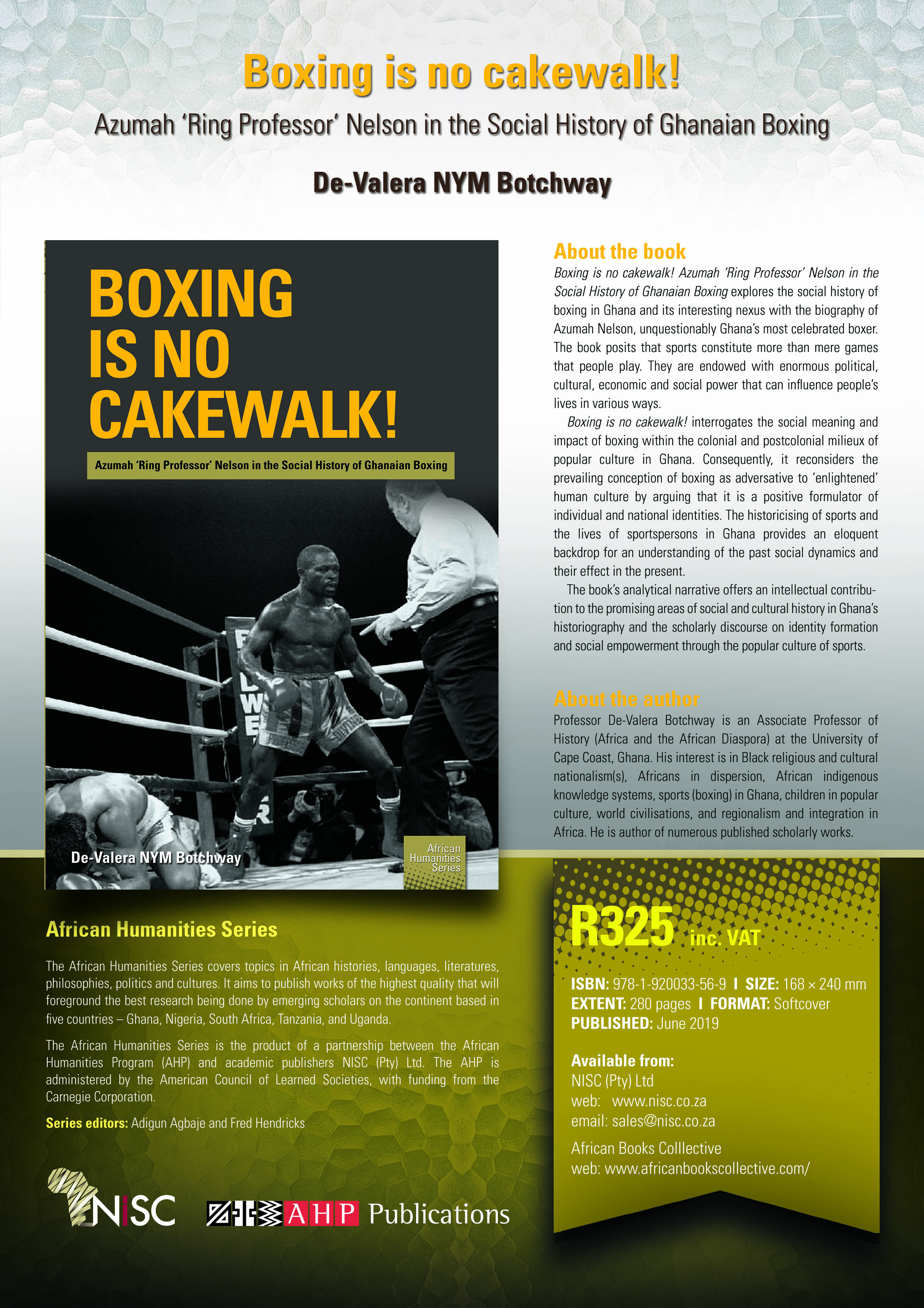 Boxing is No Cake Walk-Book Launch Boxing is No Cake Walk-Book Launch