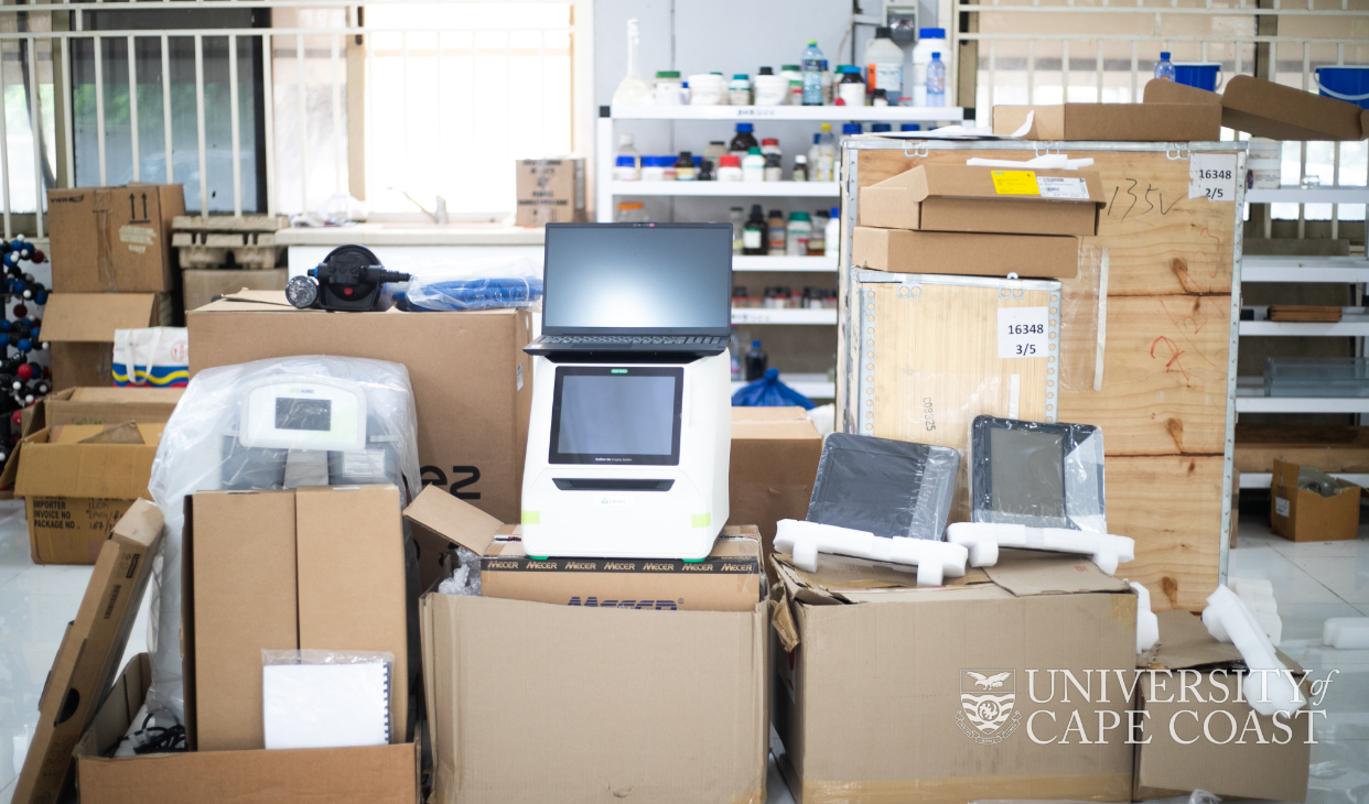 UCC Management donates lab equipment to Dept. of Biomedical Sciences