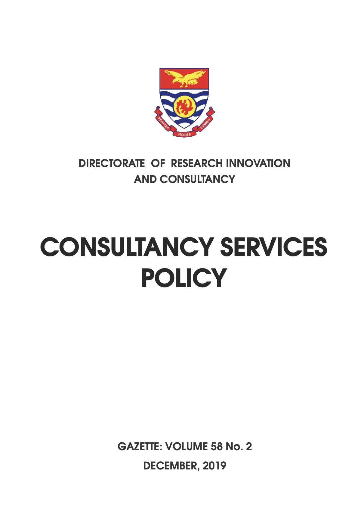 consultancy services policy 2019