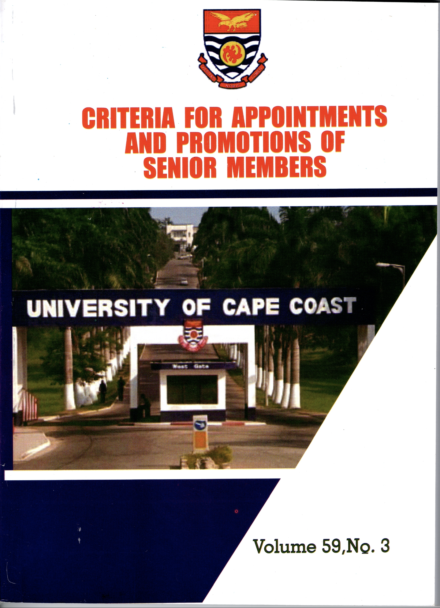 Criteria for Appointments and Promotions of Senior Members (2021)