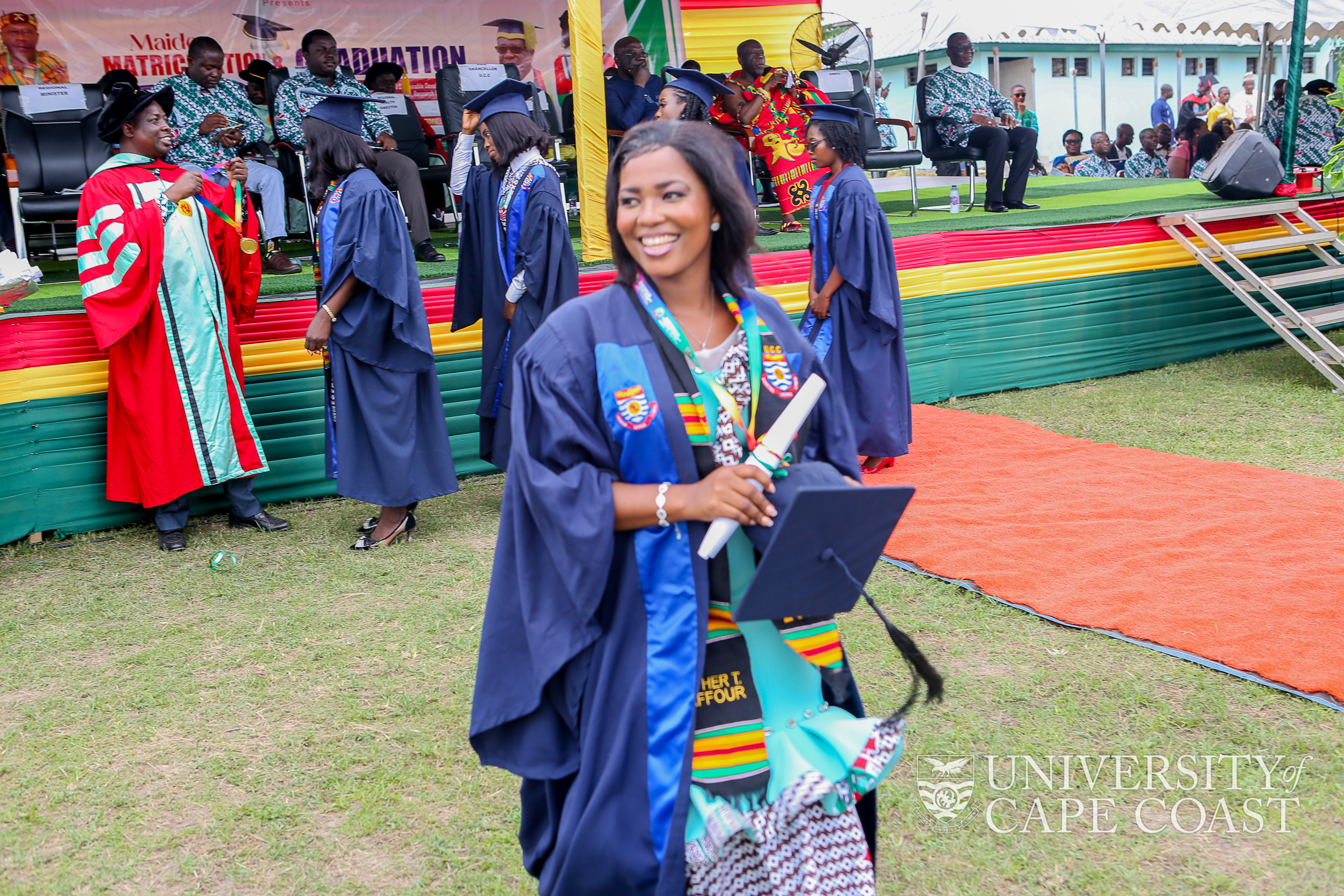 Overall best-graduating student, Esther Baffour Takyi