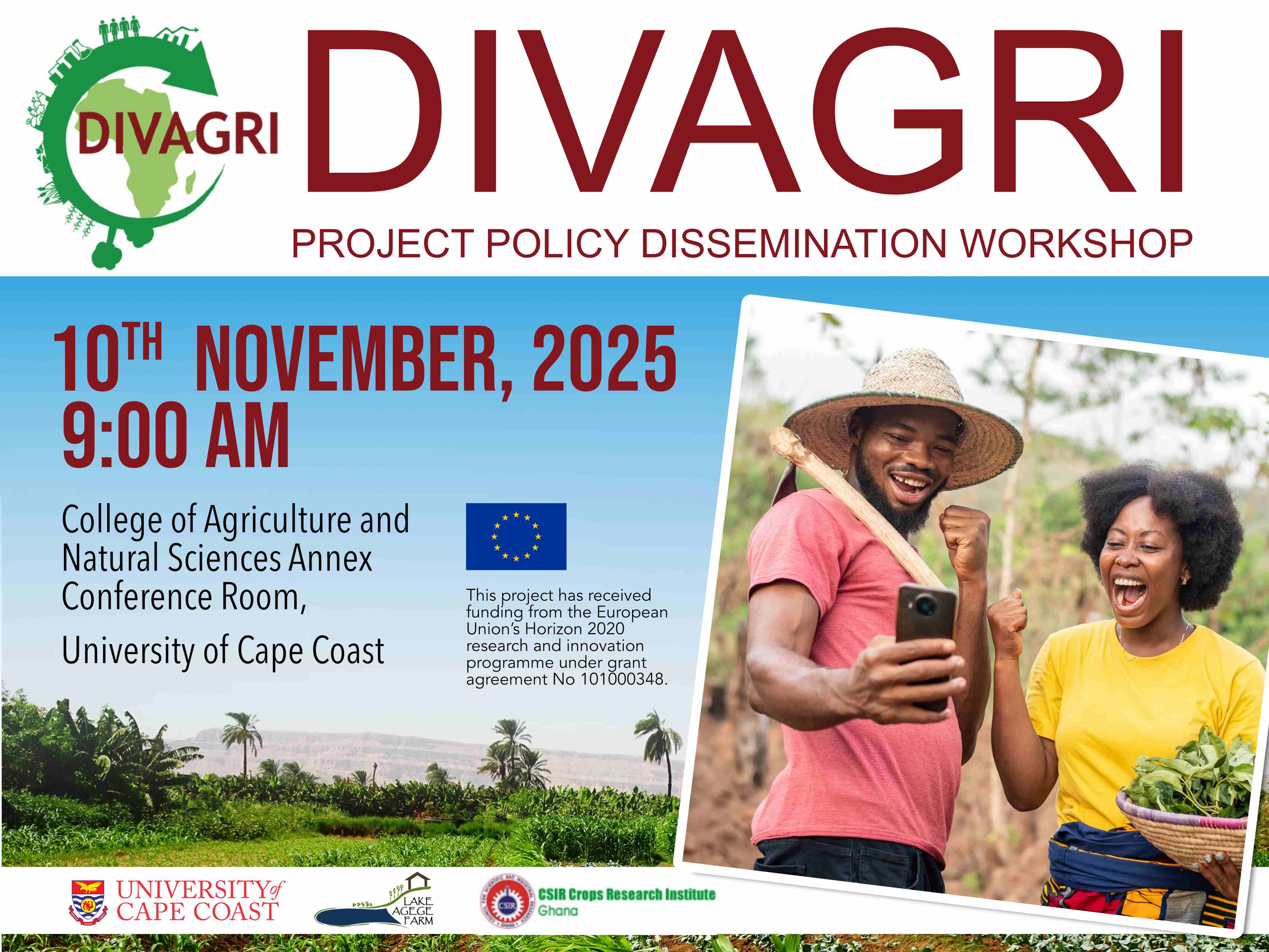 DIVAGRI Policy Dissemination Workshop  DIVAGRI Policy Dissemination Workshop