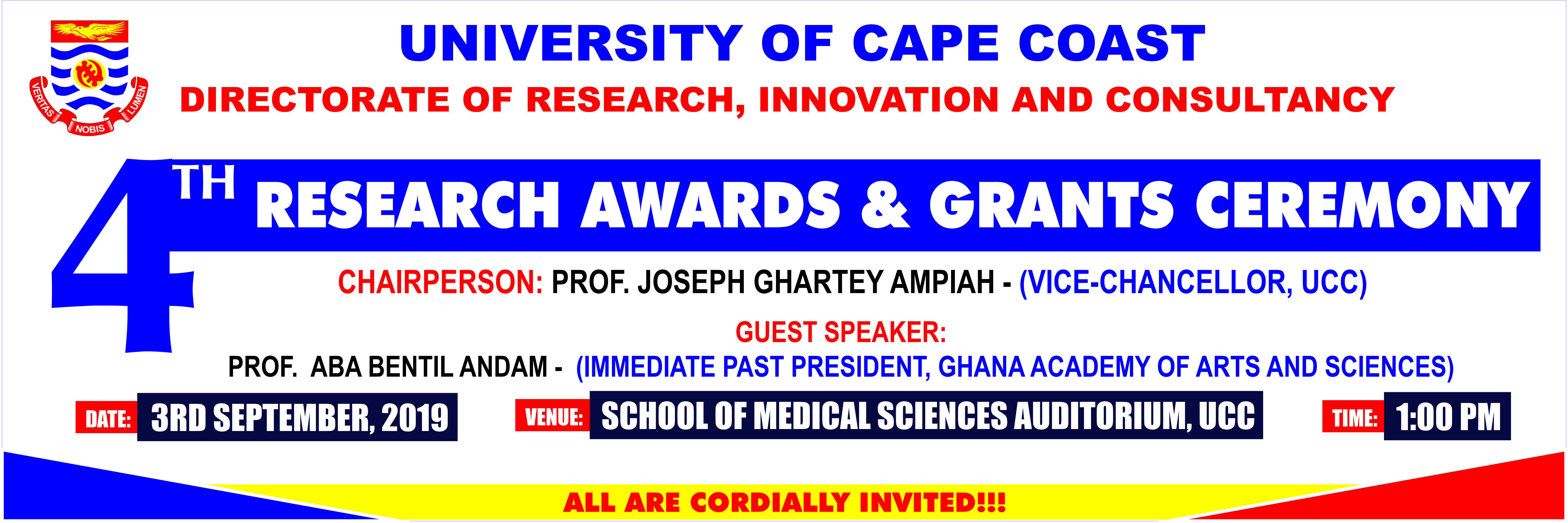 4th Research Awards and Grants Ceremony