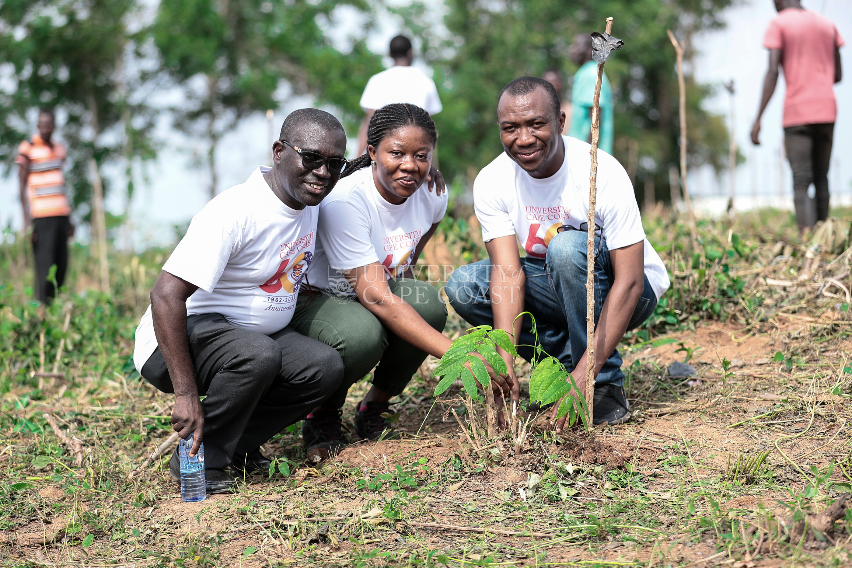 some participants planting tree seedlings during the Green Ghana Project some participants planting tree seedlings during the Green Ghana Project