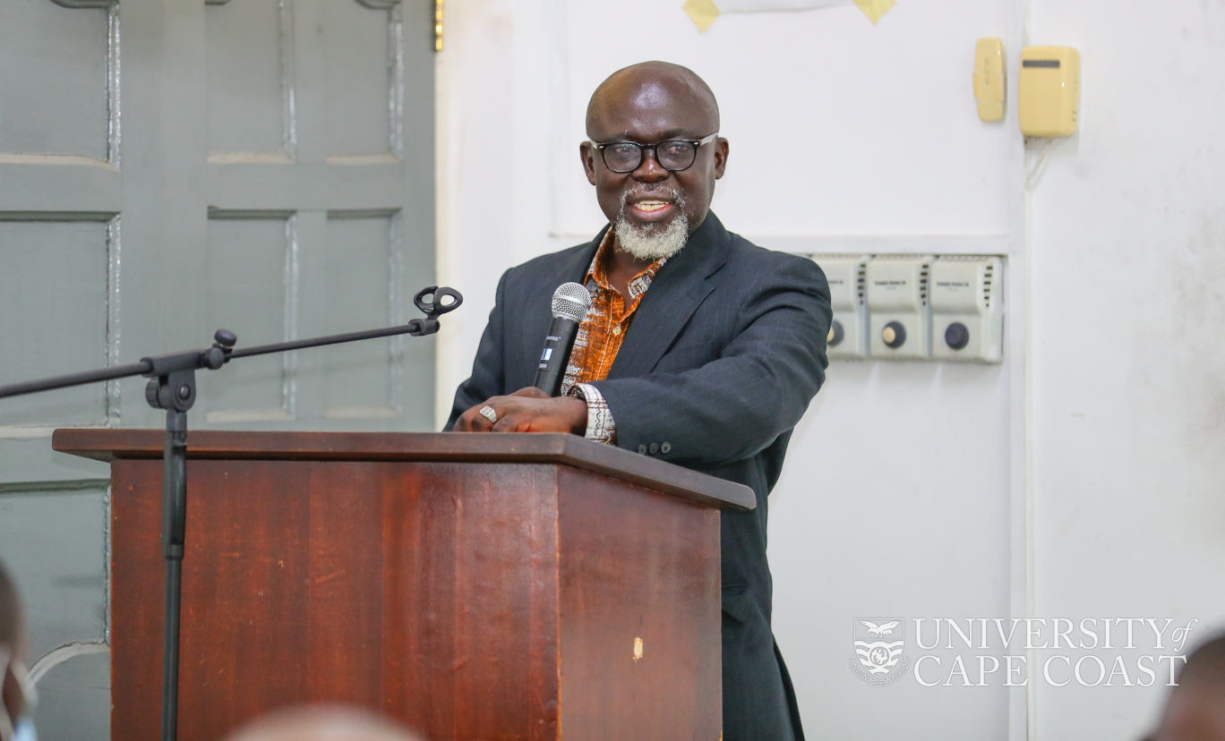 The Provost of the College of Humanities and Legal Studies, Prof Kwame Osei Kwarteng Prof. Kwarteng