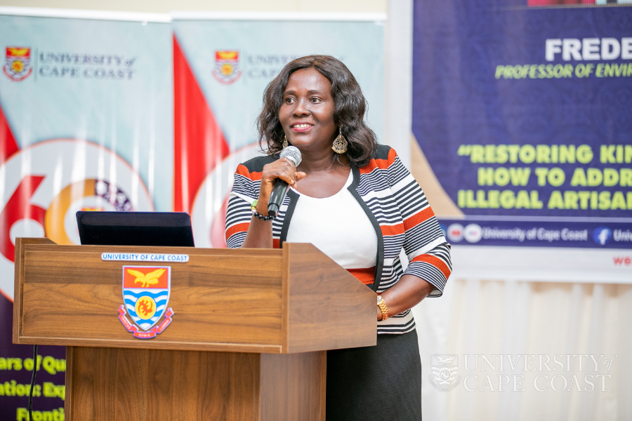 Dean of the School of Nursing and Midwifery-UCC, Dr. Nancy I. Ebu Enyan