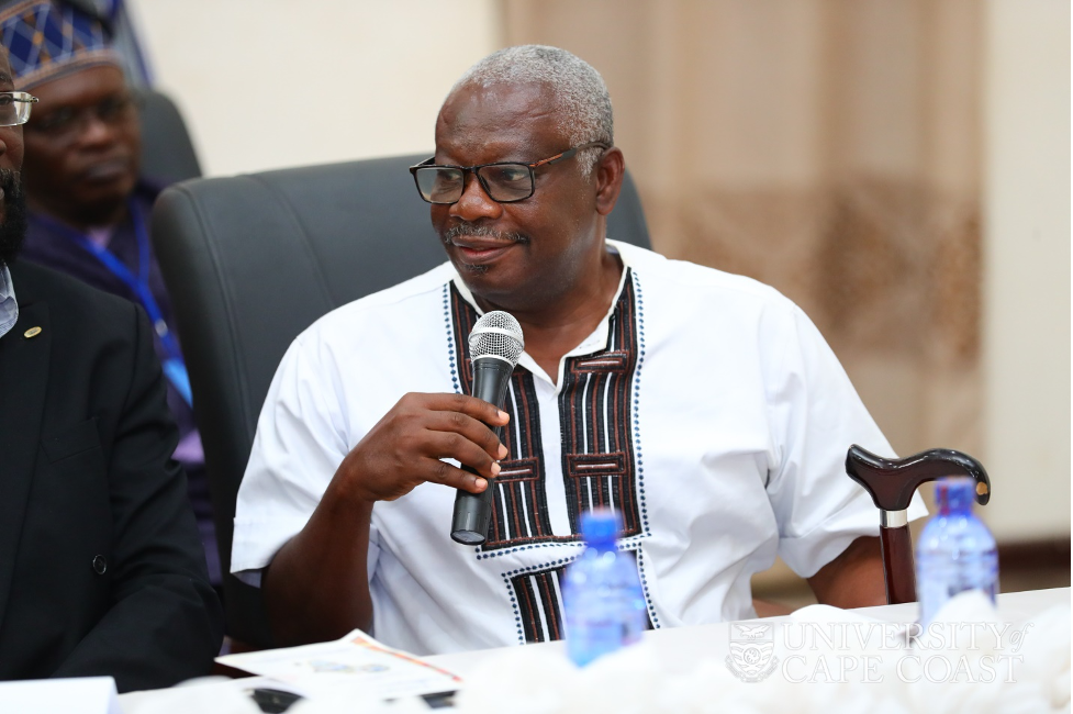 Prof. Lawrence Owusu Ansah, one of the honourees, making his submission Prof. Lawrence Owusu Ansah, one of the honourees, making his submission