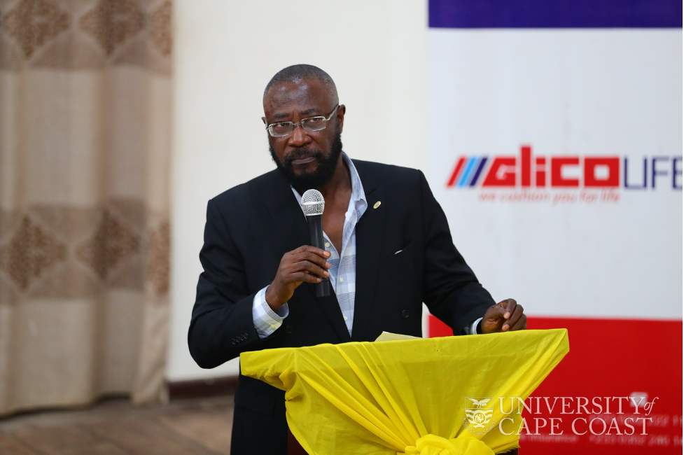 Prof. Opoku-Agyemang speaking at the Conference