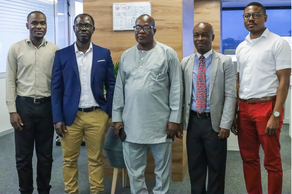 From left, Seth Amo-Koi, Geoffrey Togoh , Prof. Robert Agbemafle, Fred Peniana  and Alfred Banahene