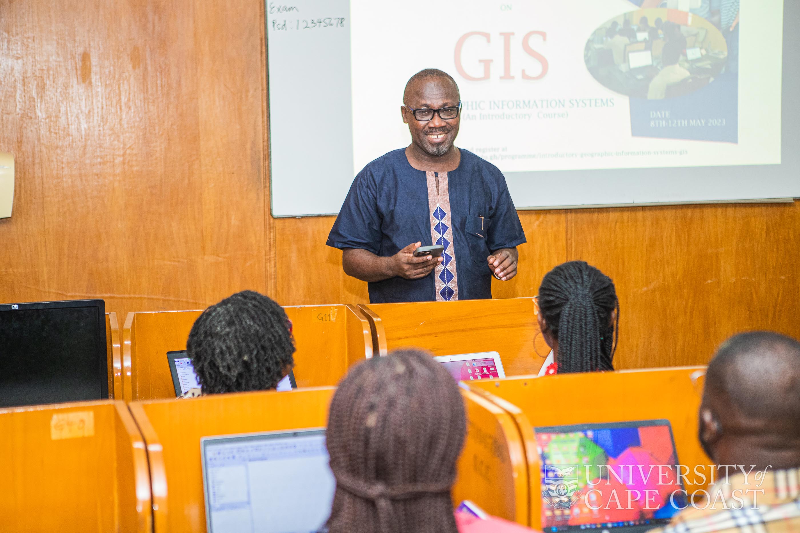 Prof. Denis W. Aheto giving a remark at the workshop Prof. Denis W. Aheto giving a remark at the workshop