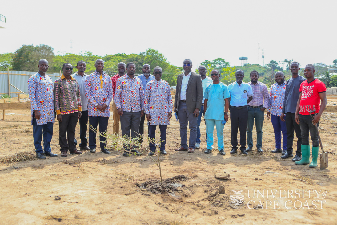 Group photograph after the sod cutting ceremony