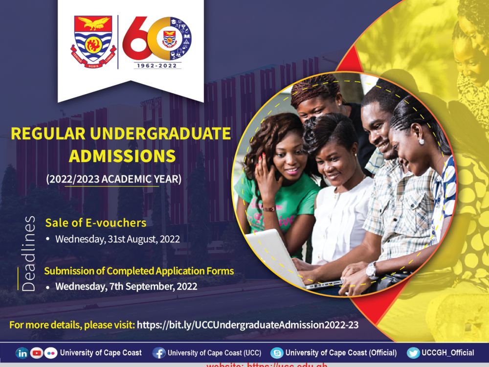 Refinement Sorg Fange REGULAR UNDERGRADUATE ADMISSIONS | University of Cape Coast