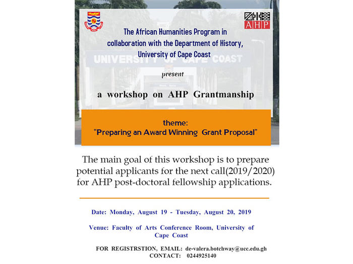 AHP Grant Writing Poster AHP Grant Writing Poster