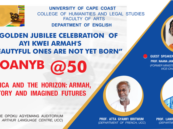 50th Anniversary of the publication of Ayi Kwei Armah's novel "The Beautyful Ones Are Not Yet Born"