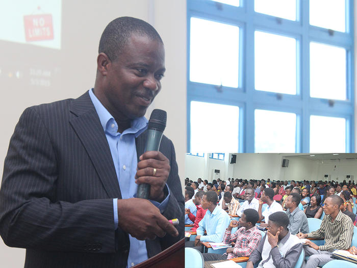 President of Ghana Association of Clinical Embryologists, Mr. Ellis Fleischer-Djoleto, speaking at the programme President of Ghana Association of Clinical Embryologists, Mr. Ellis Fleischer-Djoleto, speaking at the programme