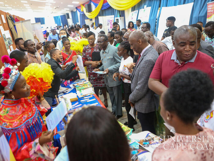 Vice-Chancellor at the UCC Academia-Industry Research and Innovation Fair Vice-Chancellor at the UCC Academia-Industry Research and Innovation Fair
