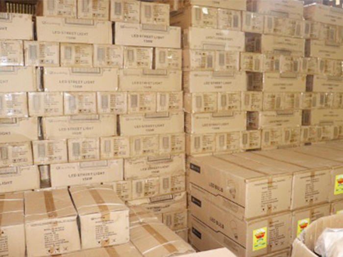 A Photograph of items at the University Stores Section