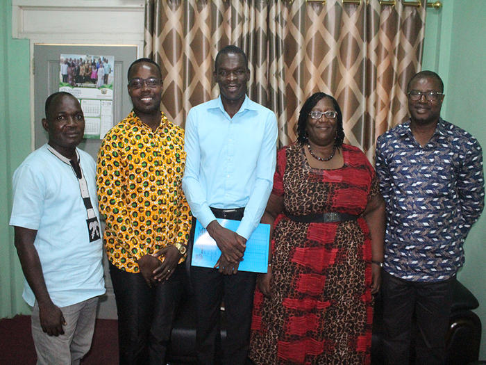 The GNAD team with the Dean of the Faculty of Educational Foundations and other lecturers of the Faculty The GNAD team with the Dean of the Faculty of Educational Foundations and other lecturers of the Faculty