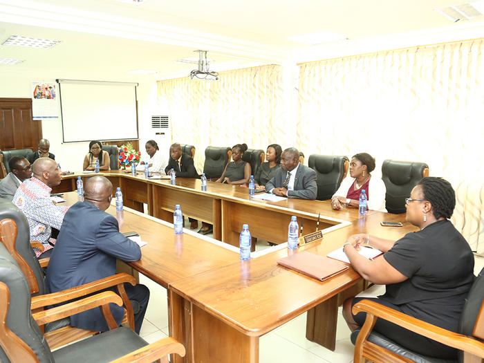Prof. Dora Edu-Buandoh with the NMC delegation Prof. Dora Edu-Buandoh with the NMC delegation