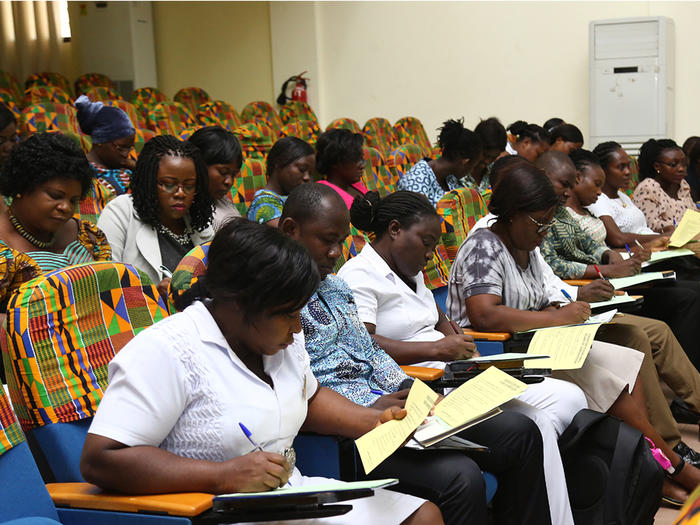 Participants of the seminar listening to the presentations
