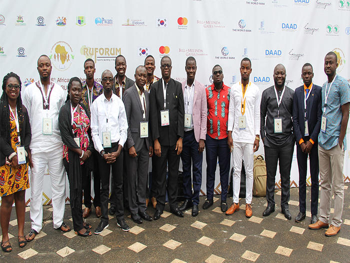 The Vice-Chancellor with the UCC delegation Vice-Chancellor Leads Delegation to 2018 RUFORUM Biennial Conference