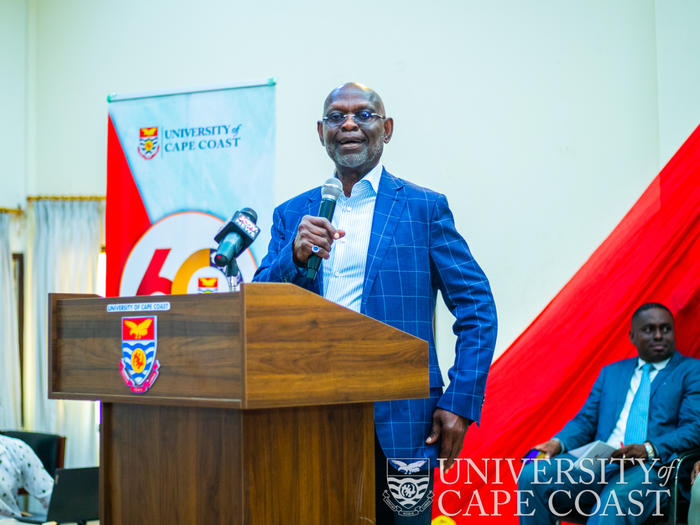 The guest of honour for the launch, a former Minister of Finance, Prof. Kwesi Botchwey