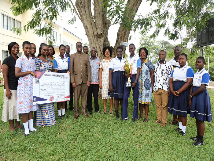 The UJHS team with the Vice-Chancellor, Prof. Joseph Ghartey Ampiah The UJHS team with the Vice-Chancellor, Prof. Joseph Ghartey Ampiah
