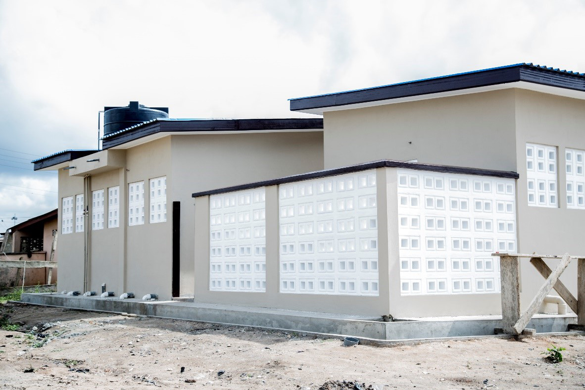 Eight-seated Toilet constructed for the Akotokyir Community