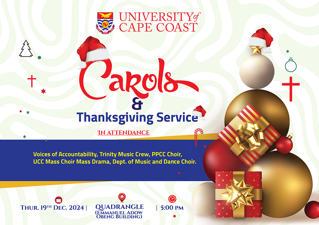 UCC CAROL AND THANKSGIVING SERVICE - 2024 ANNOUNCEMENT