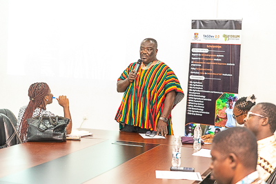 Prof. Festus Annor-Frempong giving his remarks Prof. Festus Annor-Frempong giving his remarks
